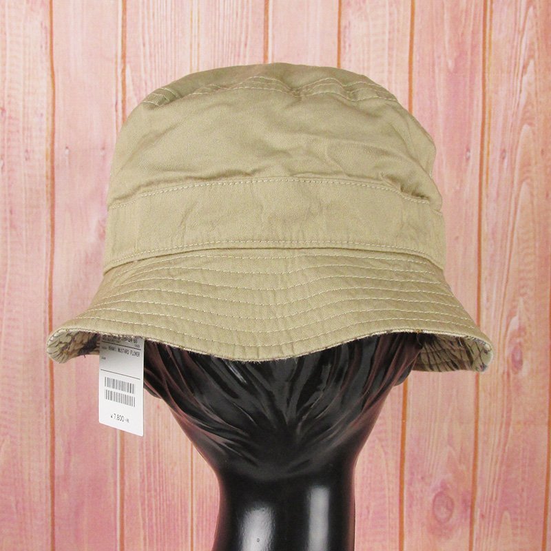 MYO15671 Pilgrim Surf Supply ピルグリム サーフ サプライ REV BUCKET HAT リバーシブル バケットハット カーキ/マスタードフラワー 未使_画像7