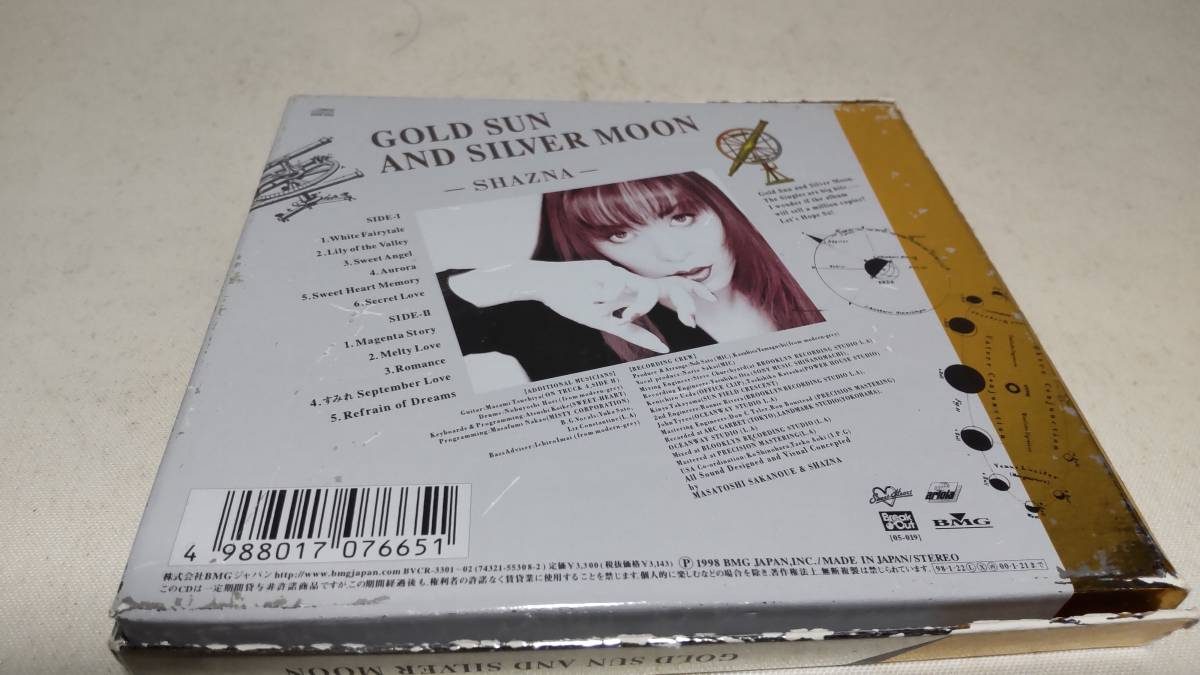 A990　 『CD』　GOLD SUN AND SILVER MOON　/　SHAZNA　　2cd+8cmcd　_画像4