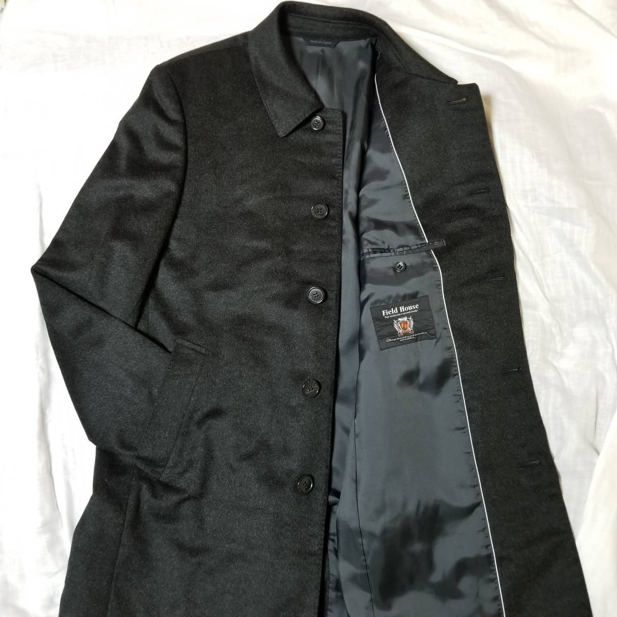 Field House 野海 コート 日本製 カシミア 100% L サイズ Field House 野海 コート 日本製 カシミア 100% L サイズ