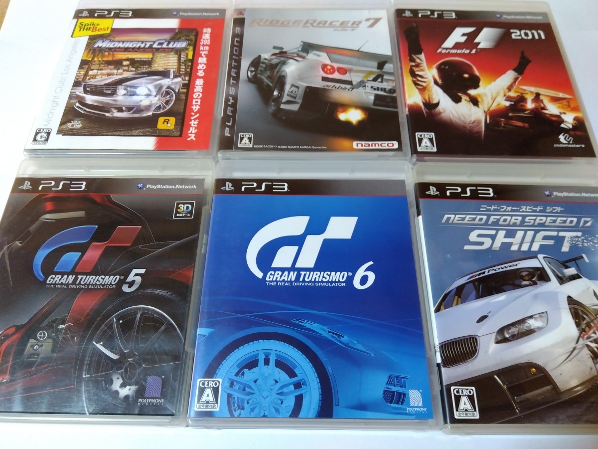 PS3 レース ゲーム 6本セット グランツーリスモ6 5 ミッドナイト PS3 レース ゲーム 6本セット グランツーリスモ6 5 ミッドナイト