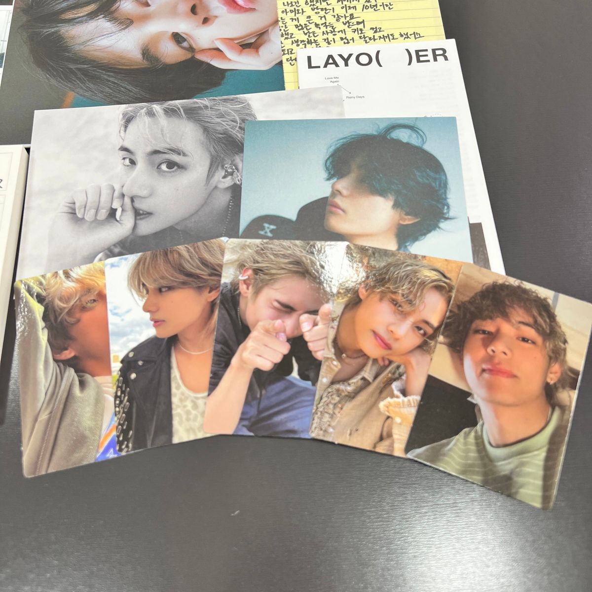 BTS テテ テヒョン v アルバム layover 新品未使用 紫 パープル BTS テテ テヒョン v アルバム layover 新品未使用 紫 パープル