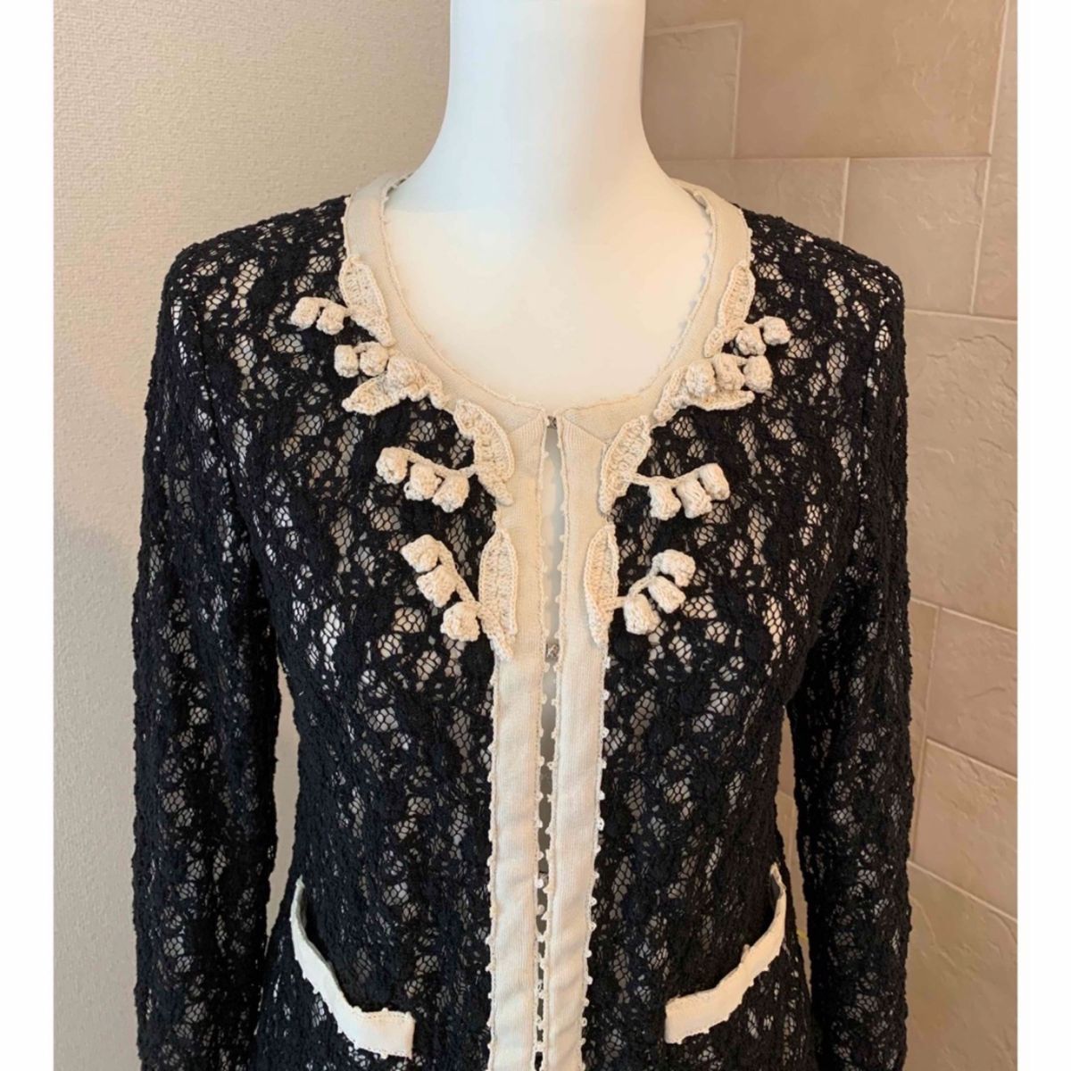 INGEBORG 黒レースジャケット&スカート 未使用品