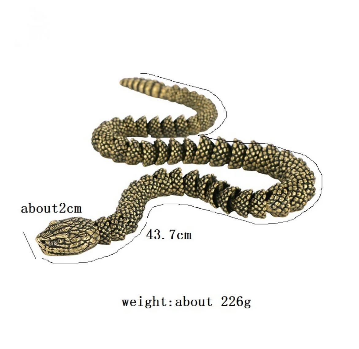 銅製 蛇 インテリア オブジェ 置物 小物 アンティーク 装飾 ミニチュア 真鍮 ブロンズ 雑貨 ヘビ スネーク 2753_画像6