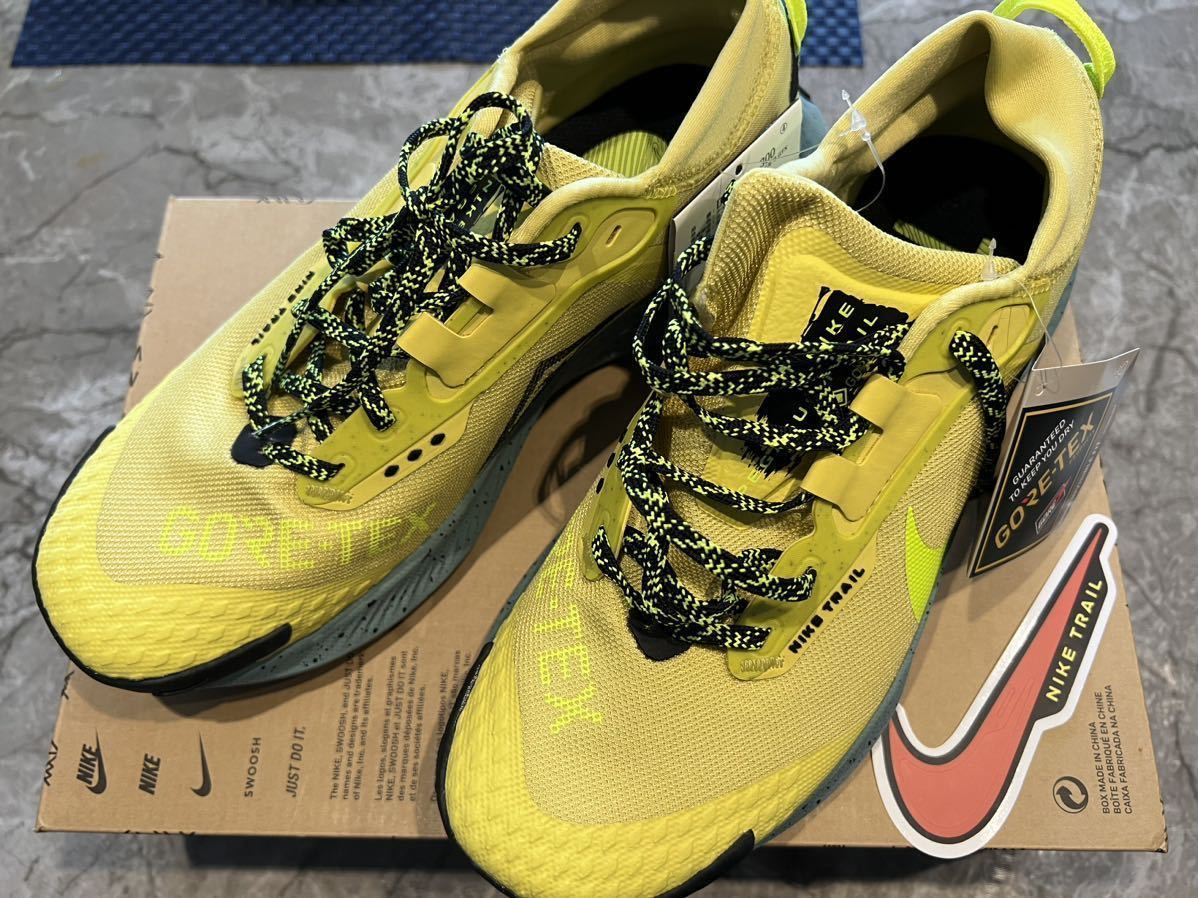 送料込 26.5cm 新品未使用 NIKE PEGASUS TRAIL 3 GTX GORE-TEX ナイキ ペガサストレイル ゴアテックス セロリ  ボルト ブラック 黄黒