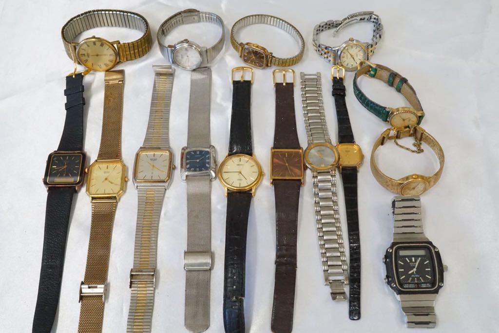 SEIKO など メンズ レディース腕時計 まとめ売り 15個 ジャンク品-