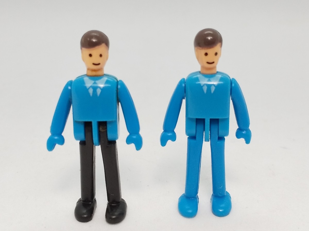 旧プラキッズ サラリーマン 2体セット トミカタウン プラレール TOMY