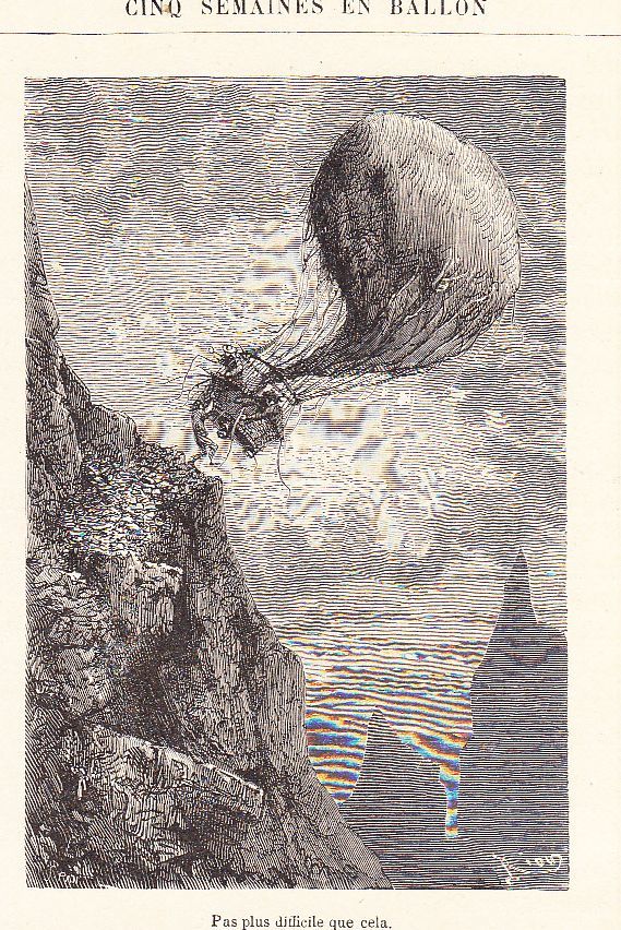 ジュール・ヴェルヌ/気球に乗って五週間/5 SEMAINES EN BALLON/リウー挿絵/アシェット版 /1924年の画像5