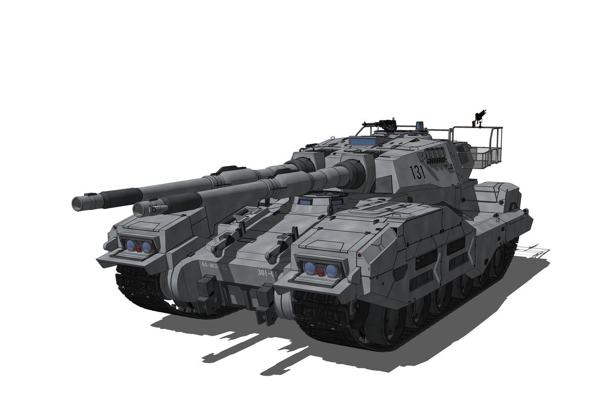 1/100 地球連邦軍 61式戦車5型 ( 未組み立て 未塗装 )_画像5