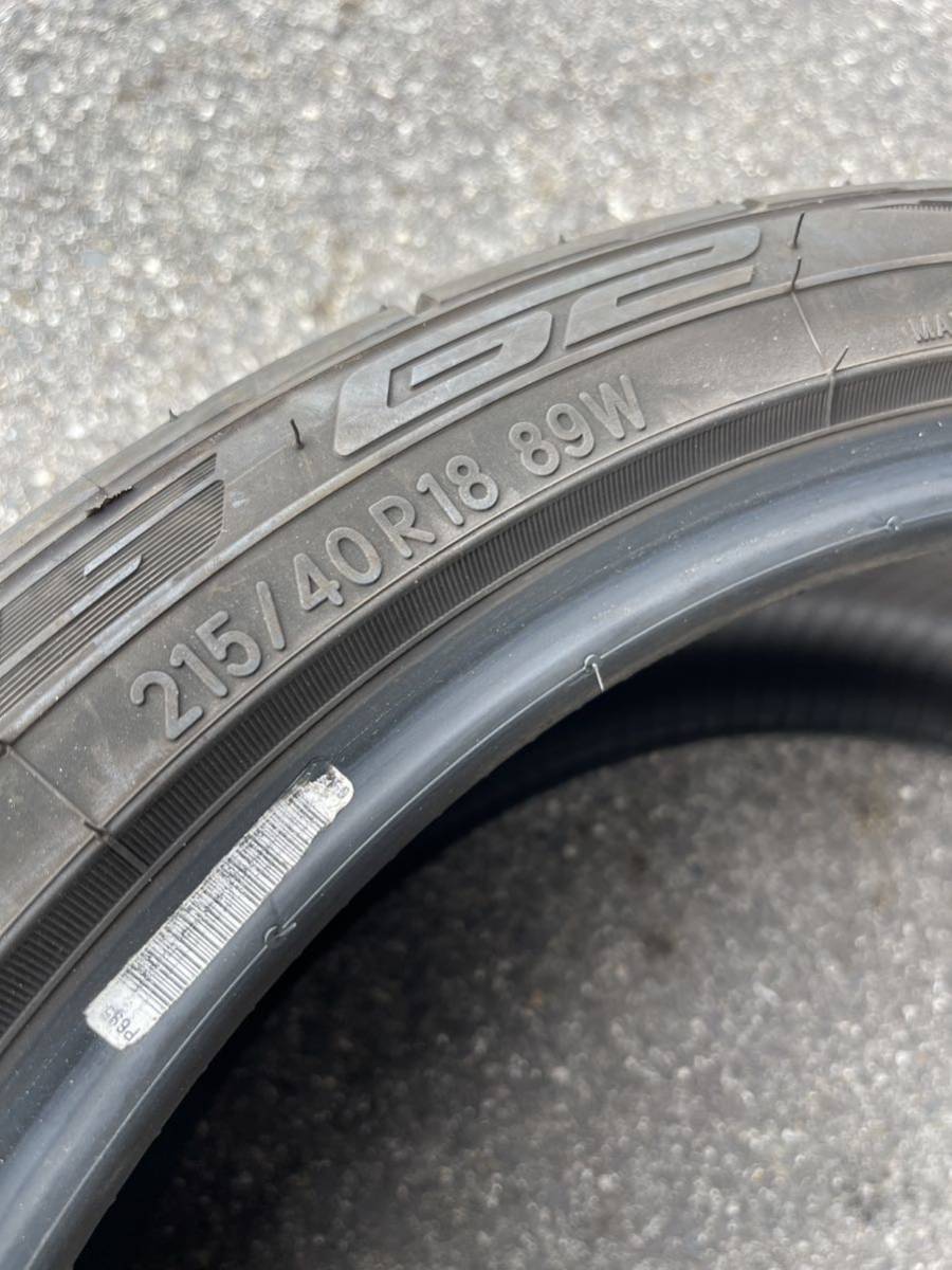 NITTO NT556G2 215/40R18 ４本セット　　5から６部山程度_画像7