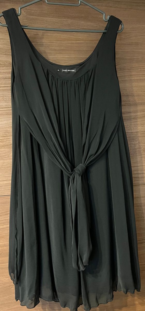 美品 日本製 FOXEY NEW YORK ブラック ノースリーブワンピース 40