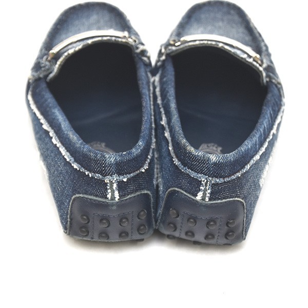 沸騰ブラドン バックル Tロゴ TOD'S トッズ ダメージデニム sh23-0648