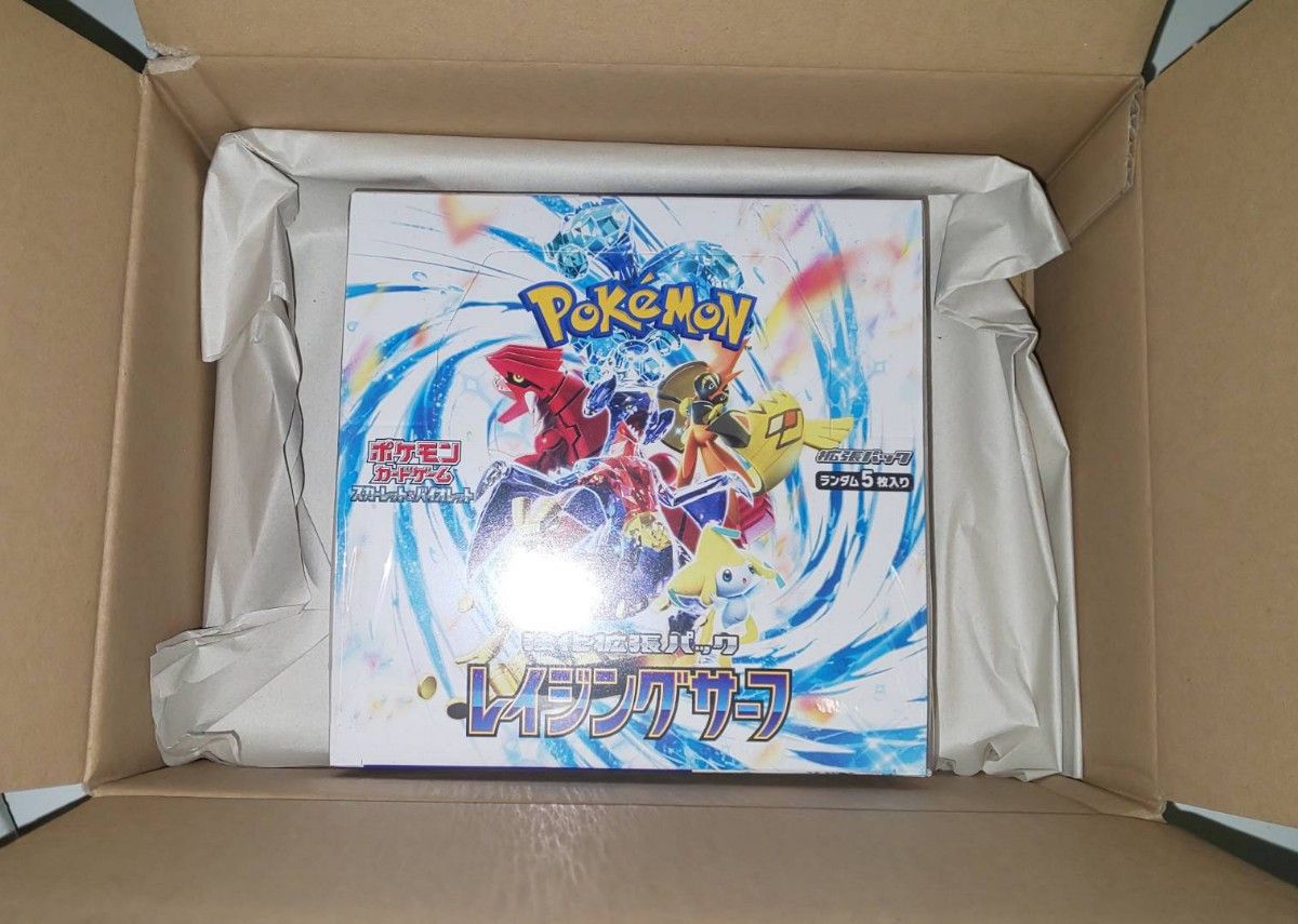 ポケモンカードゲーム スカーレット&バイオレット 強化拡張パック レイジングサーフ 1BOX シュリンク付 　新品未開封