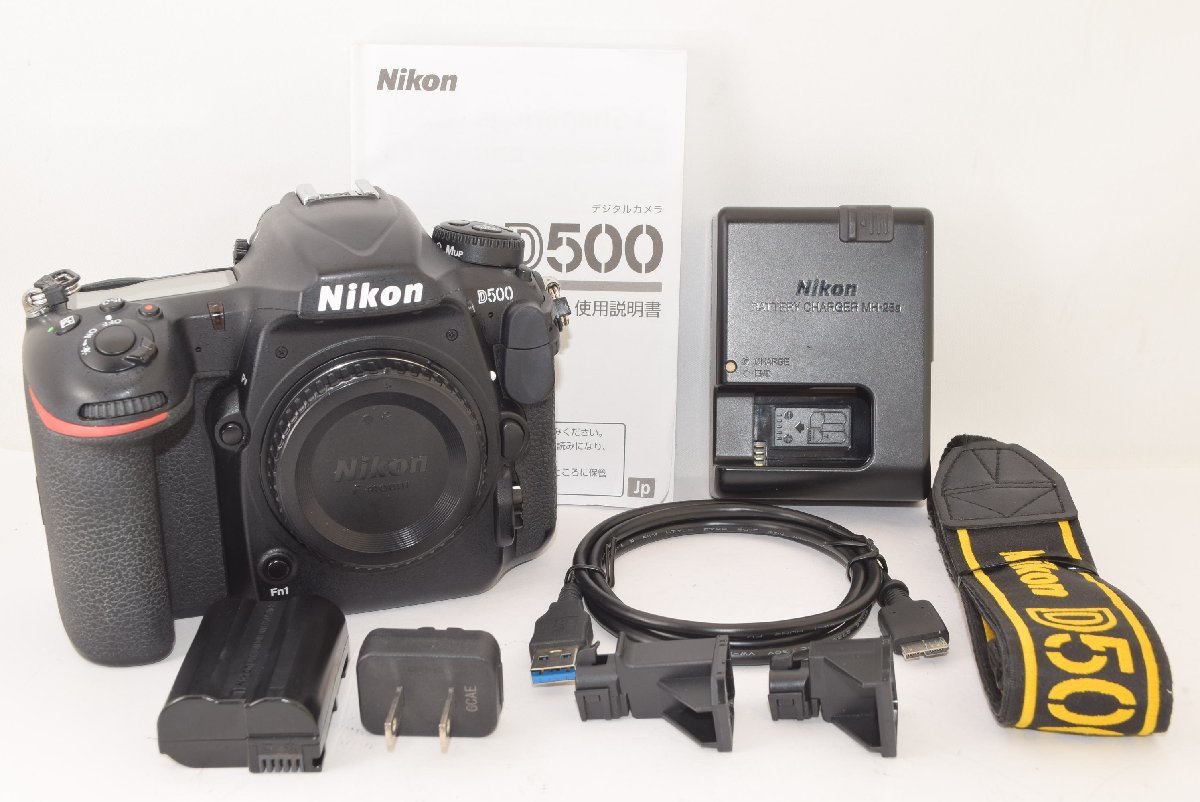 全てのアイテム ☆美品☆ Nikon ニコン D500 ボディ デジタル一眼レフ