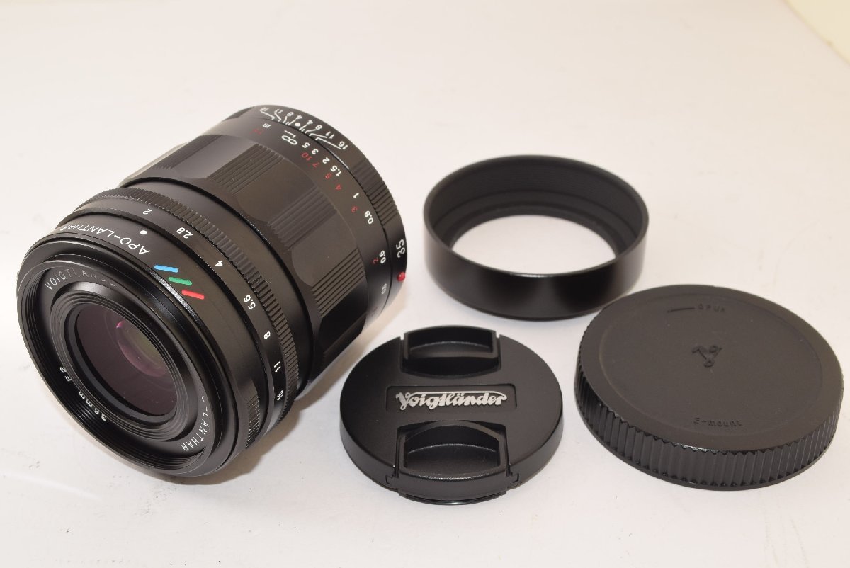 ★美品★ Voigtlander フォクトレンダー APO-LANTHAR 35mm F2 Aspherical for SONY Ｅマウント 2309113_画像1