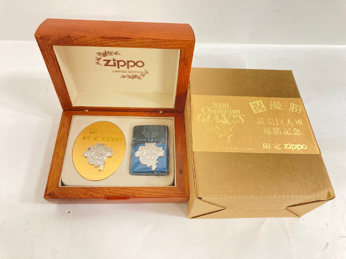 Yahoo!オークション - f001 B 未使用 限定品 Zippo ジッポ- 巨人軍...