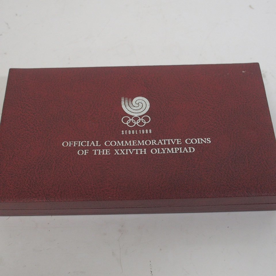 f002 E2 2 1988年 韓国 ソウル SEOUL ソウルオリンピック プルーフ 貨幣セット 記念硬貨 記念コイン_画像8