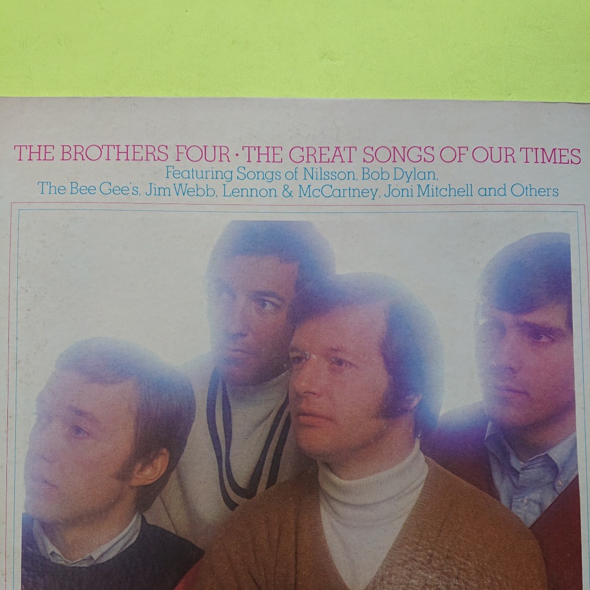 LP(輸入盤)/BROTHERS FOUR〈GREAT SONGS OF OUR TIMES〉☆5点以上まとめて（送料0円）無料☆_画像6