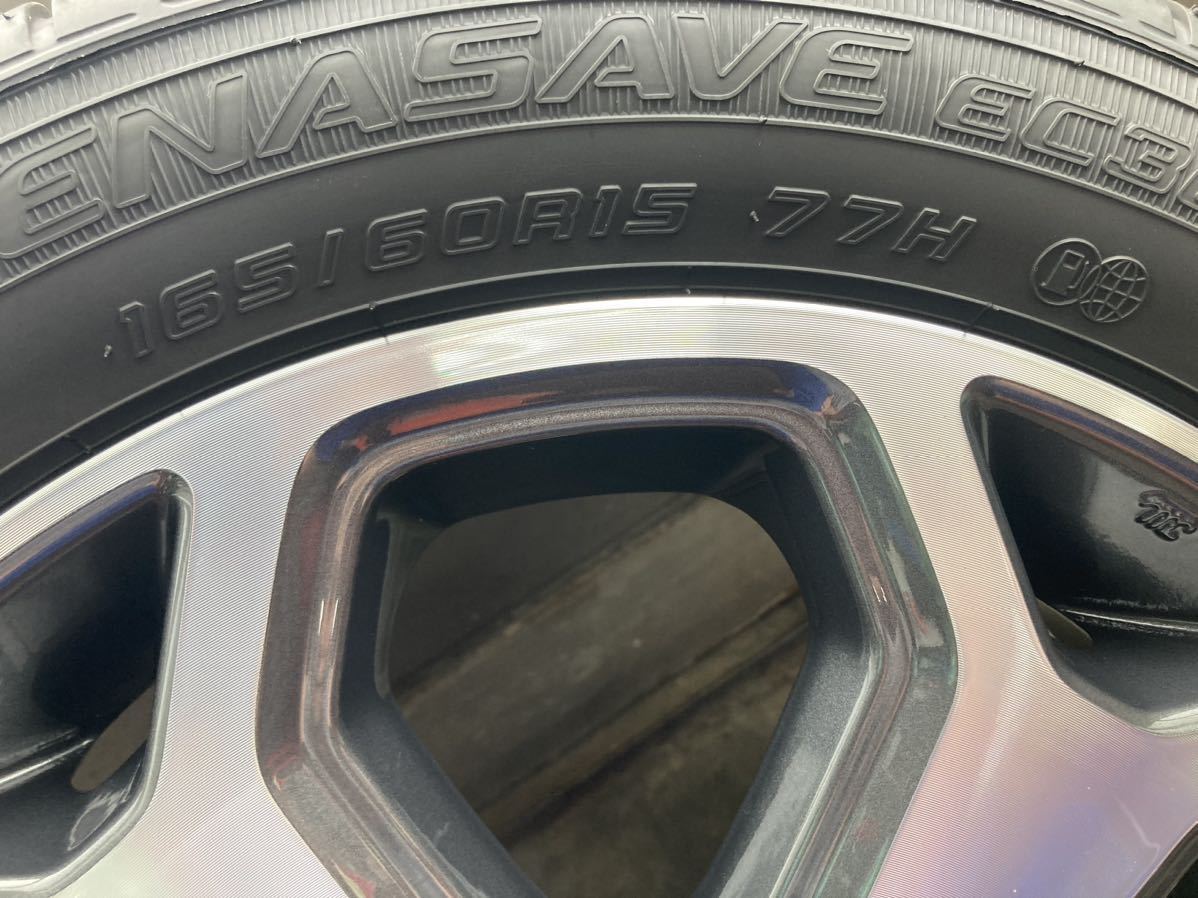 新車外し ハスラー 純正アルミホイール タイヤ付き 1本 MR52S MR92S