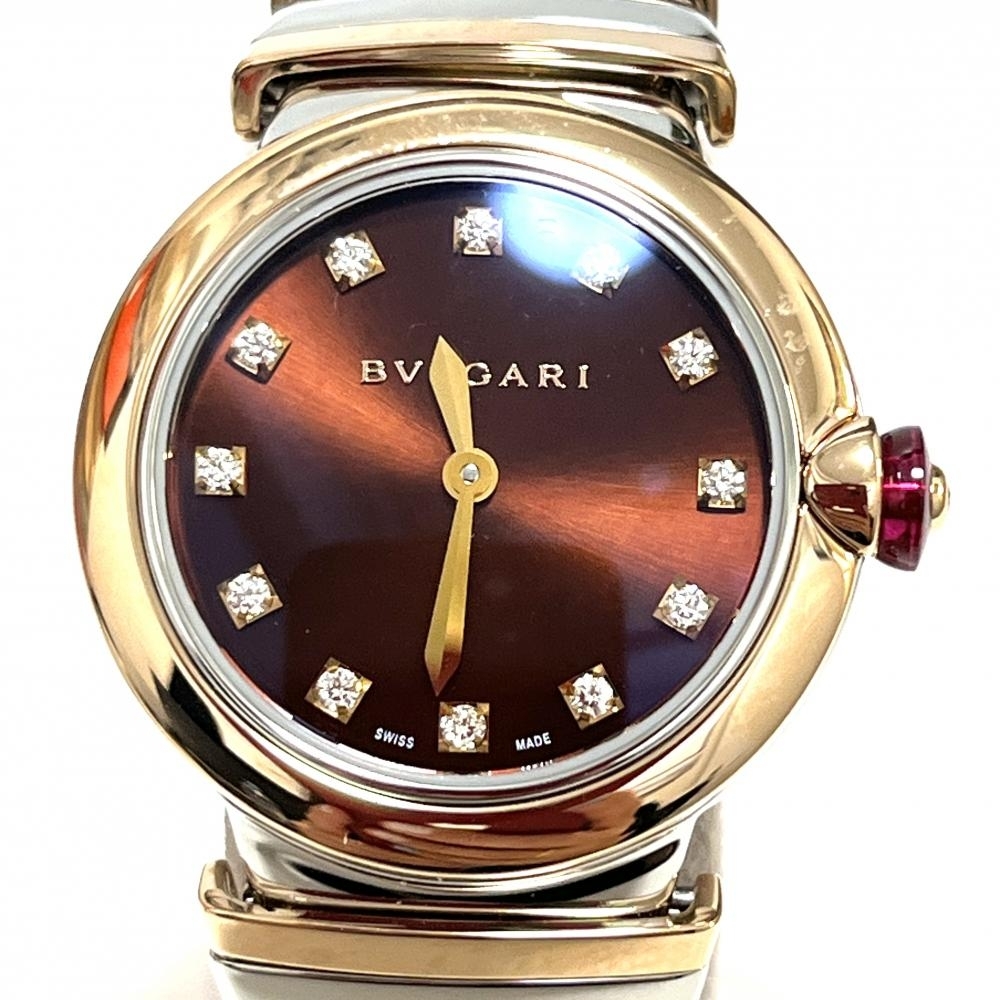 新しい季節 SG LUP28 102691 ブルガリ【BVLGARI】ルチェア 12Pダイヤ