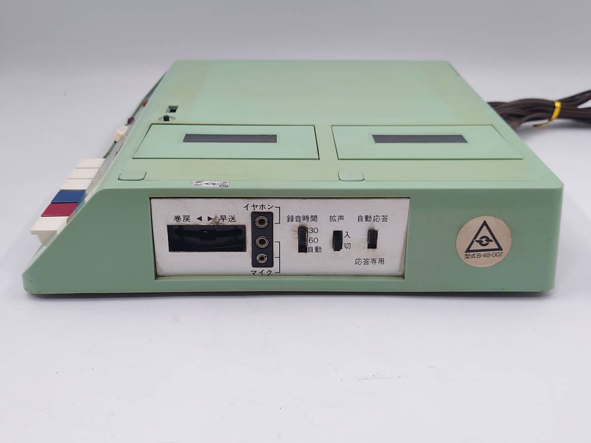 * [ one part operation verification settled present condition goods ] rare NEC message ho nS-230G Showa Retro Vintage answer phone rare *