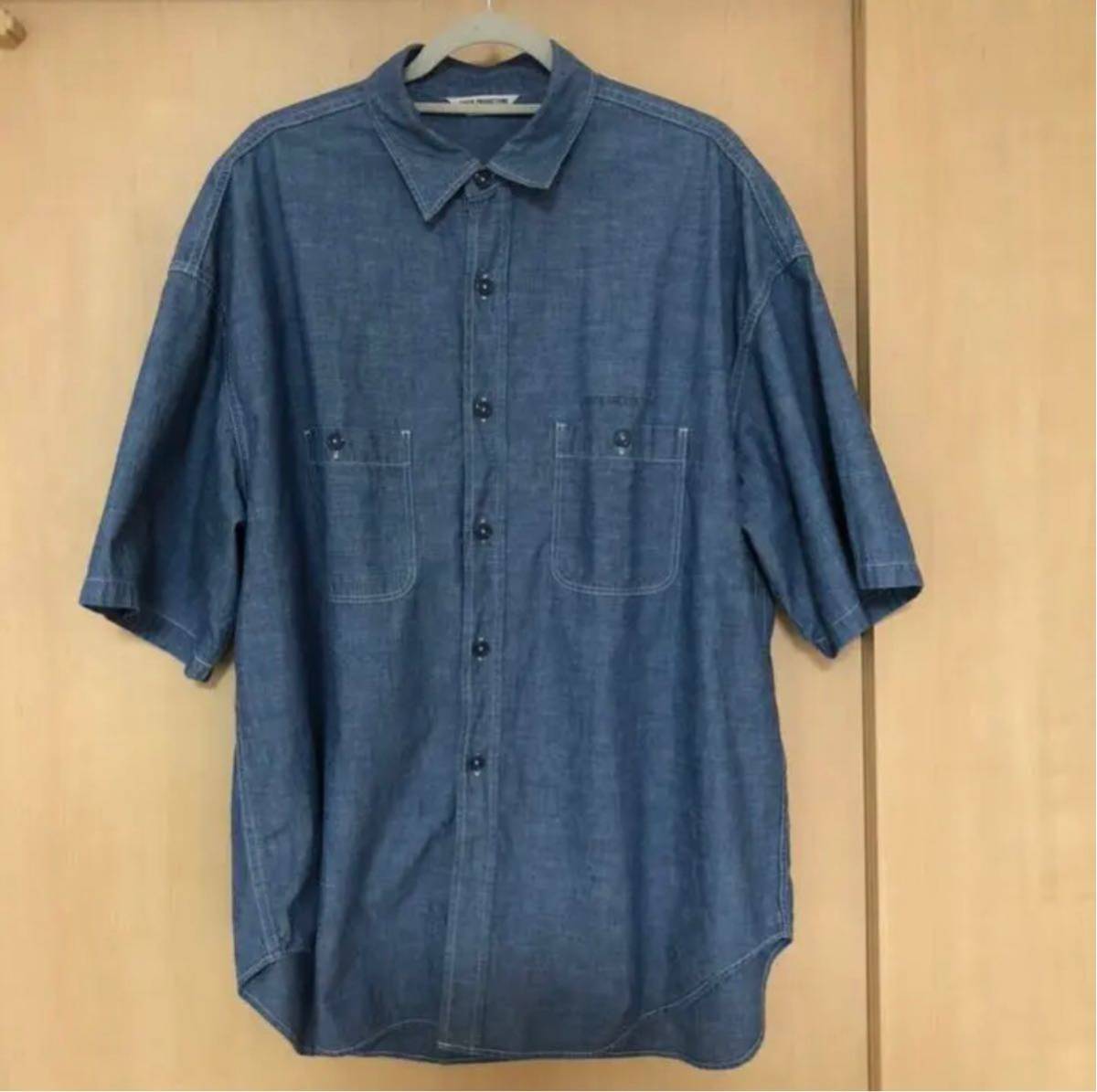 cootie Chambray Work S/S Shirt Lクーティー_画像3