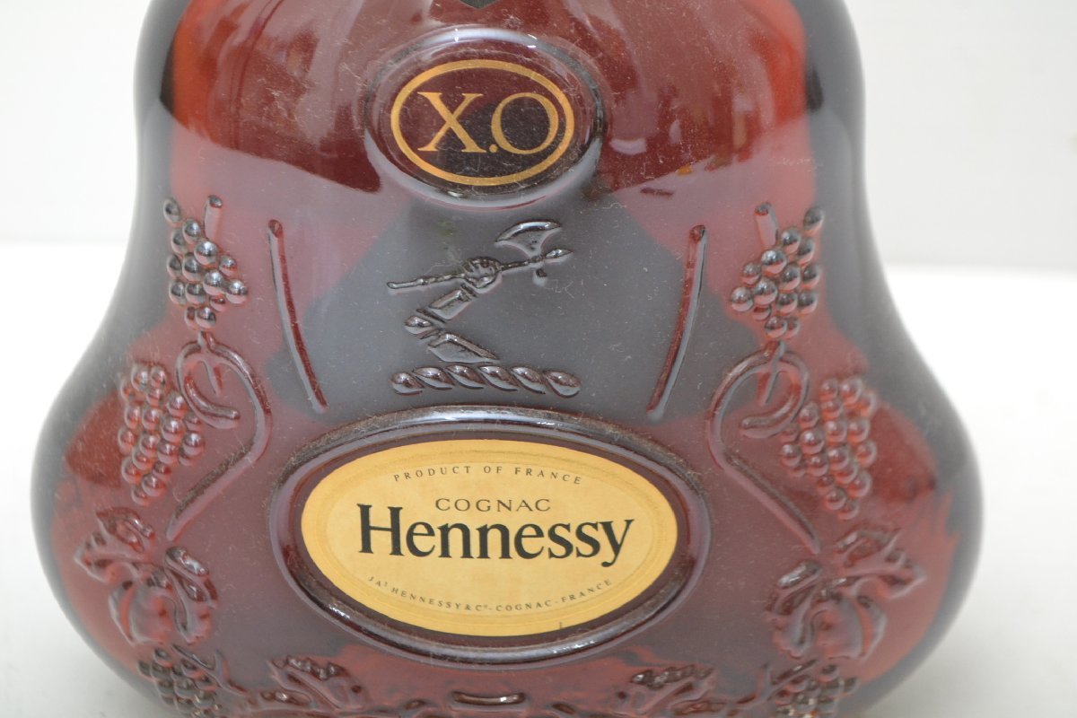 Z602S11J【未開栓】Hennessy ヘネシー 金キャップ XO コニャック 700ml 45% 【1円スタート】_画像4