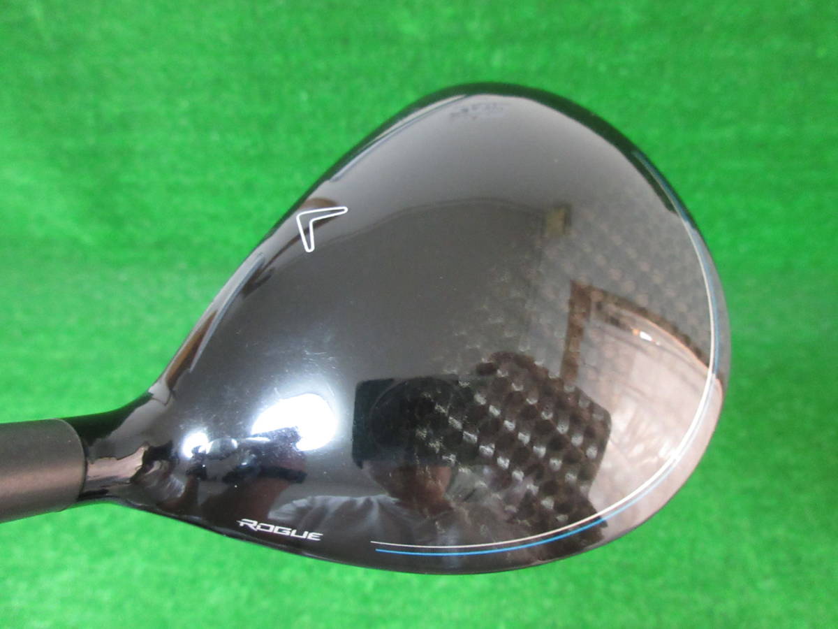 6689【Callaway】ROGUE STAR レディス 5W 18度 純正FUBUKI for CW 40(L)装着 ヘッドカバー付き キャロウェイ ローグ スター FW 中古品_画像2