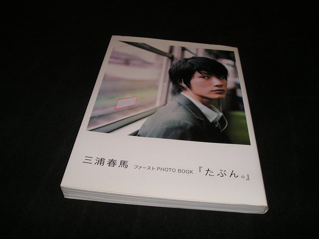 三浦春馬 ファースト PHOTO BOOK 『たぶん。』 2007年初版 写真集(男性