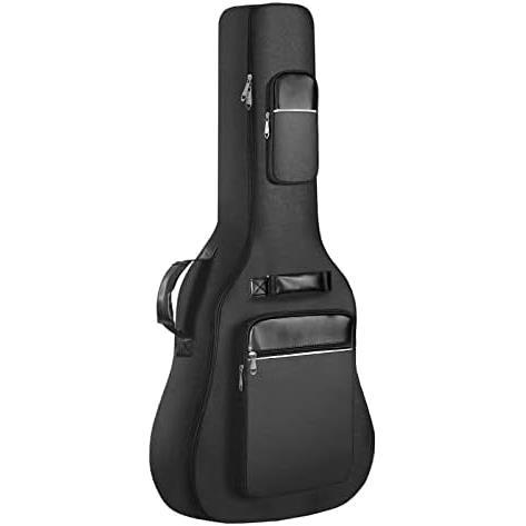 8mm ギターケース スポンジ 40-41インチ用 ギターソフトケース ギグバッグ 楽器バッグ ギター 軽量 アコースティック 厚い肩_画像3