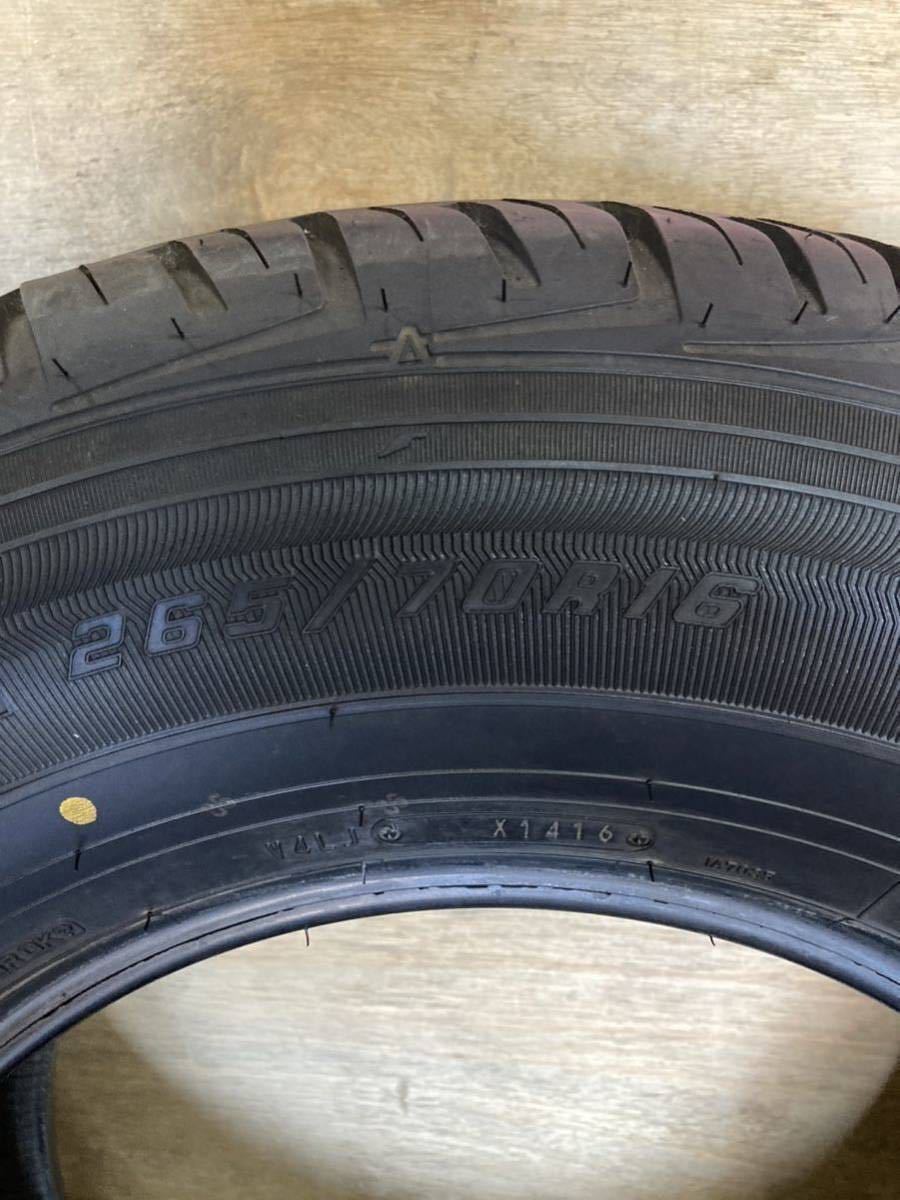 ☆バリ山☆ グッドイヤー EFFICIENTGRIP SUV HP01 265/70R16 4本セット サーフ ランクル プラド等に！の画像7