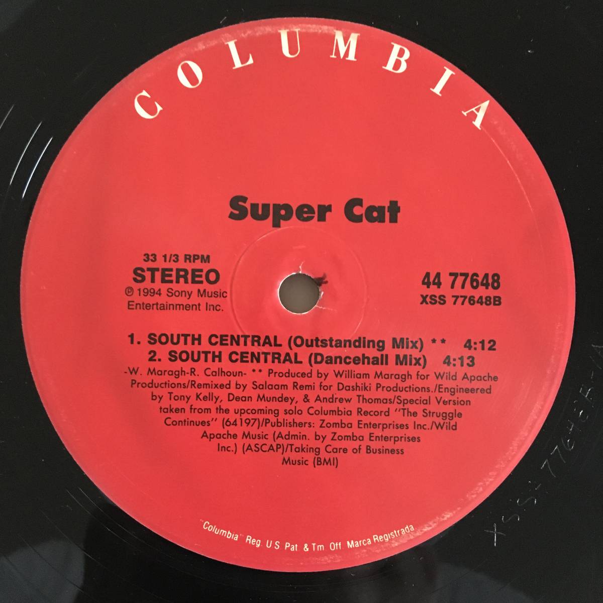 Super Cat / Scalp Dem - South Central　[Columbia - 44 77648]_画像4