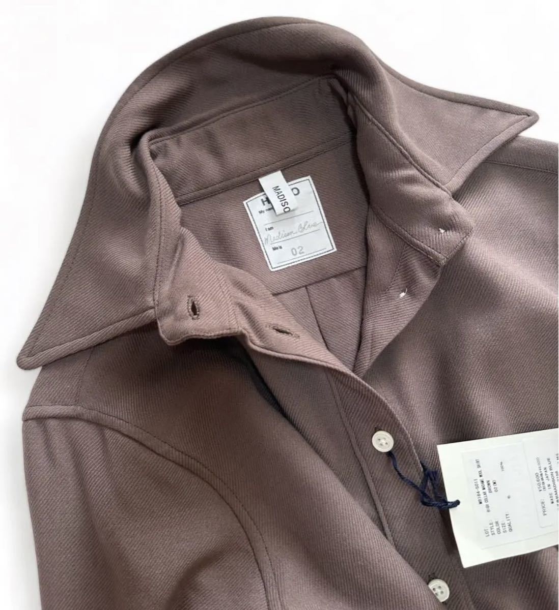 新品タグ付】MADISONBLUE マディソンブルー ハイカラー マダム 新品タグ付】MADISONBLUE マディソンブルー ハイカラー マダム