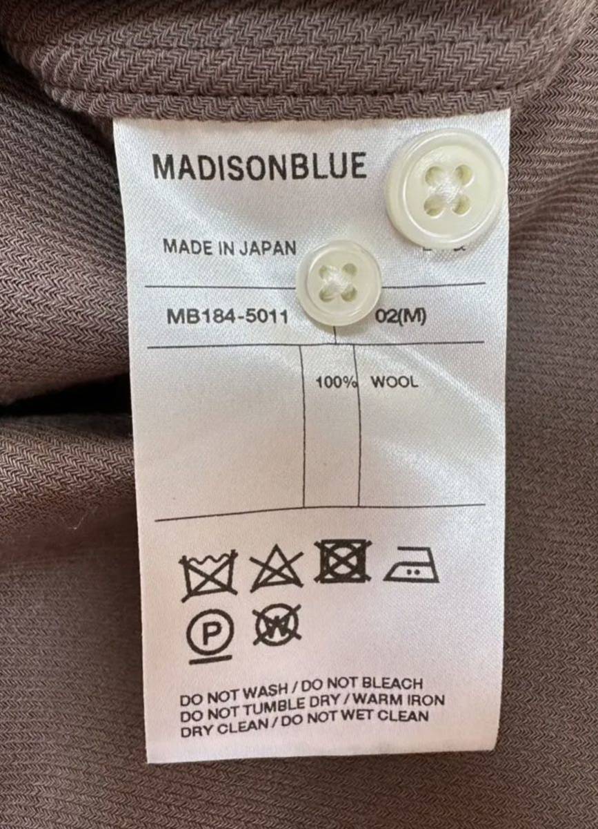 新品タグ付】MADISONBLUE マディソンブルー ハイカラー マダム シャツ