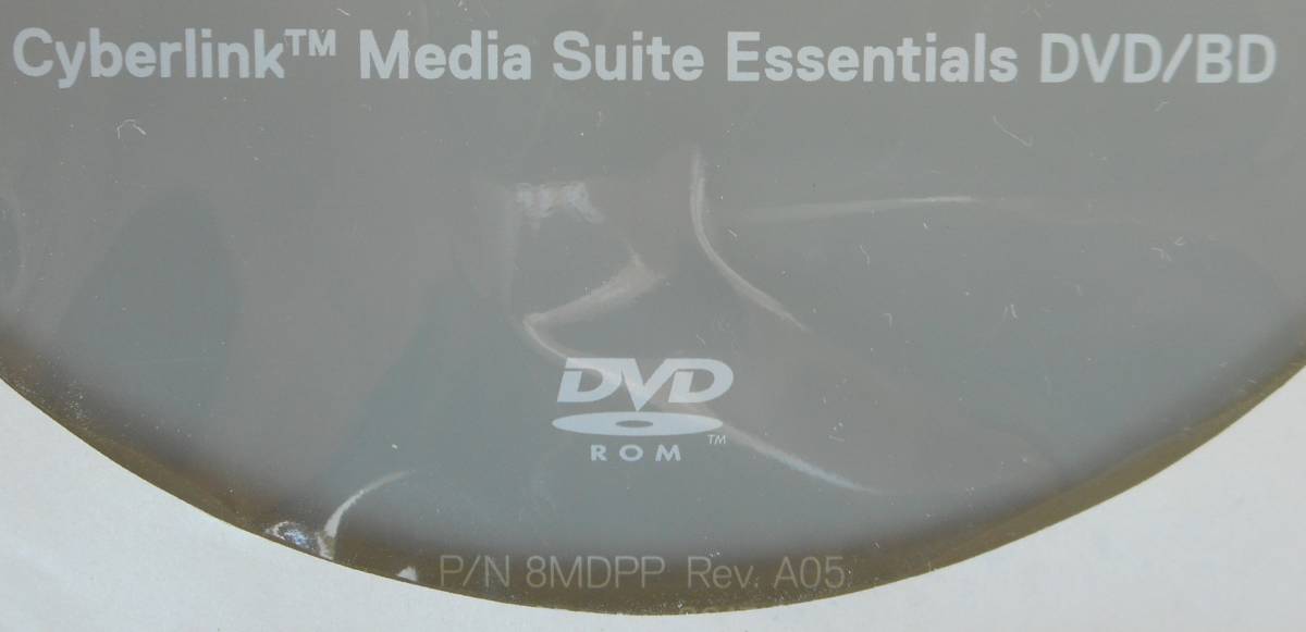 DELL Application Cyberlink Media Suite Essentials DVD/BD 未開封（管33）の画像3