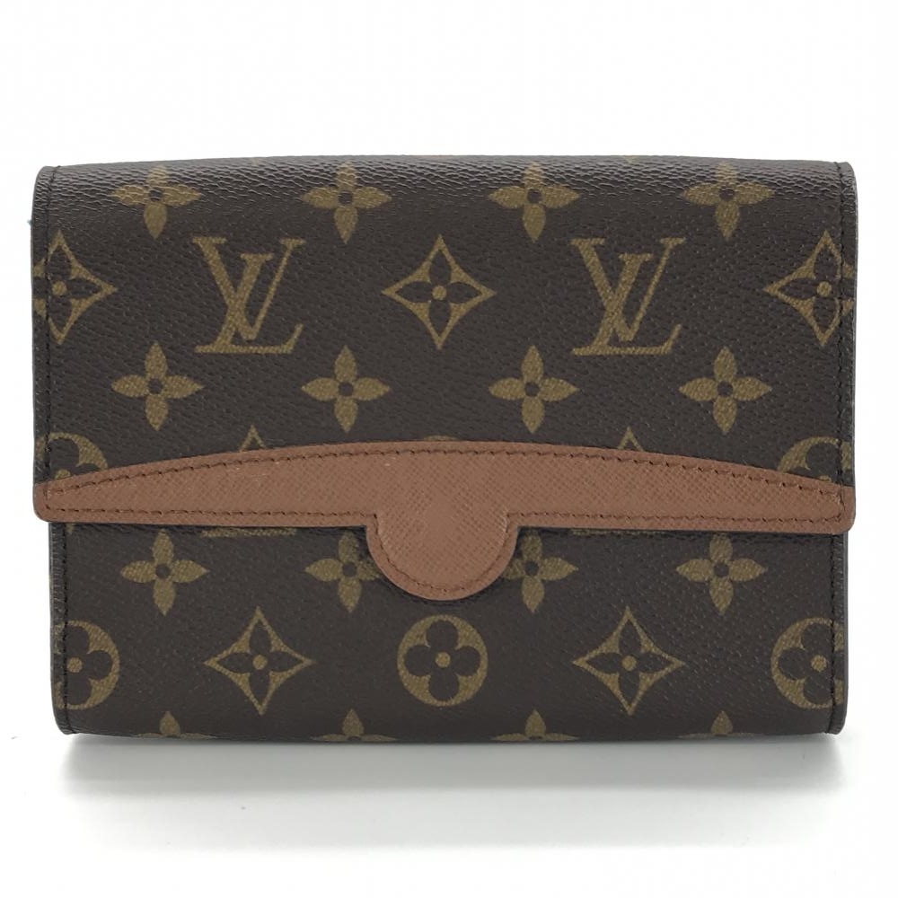 LOUIS VUITTON Louis Vuitton M51975arushu monogram belt bag bag Brown Vintage waste number goods control YK30282