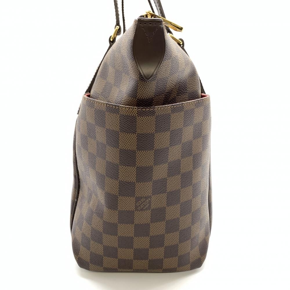 LOUIS VUITTON ルイヴィトン N41281 トータリーMM ダミエ レディース トートバッグ ショルダー 肩掛け ブラウン A4サイズ収納 管理RT34277_画像3