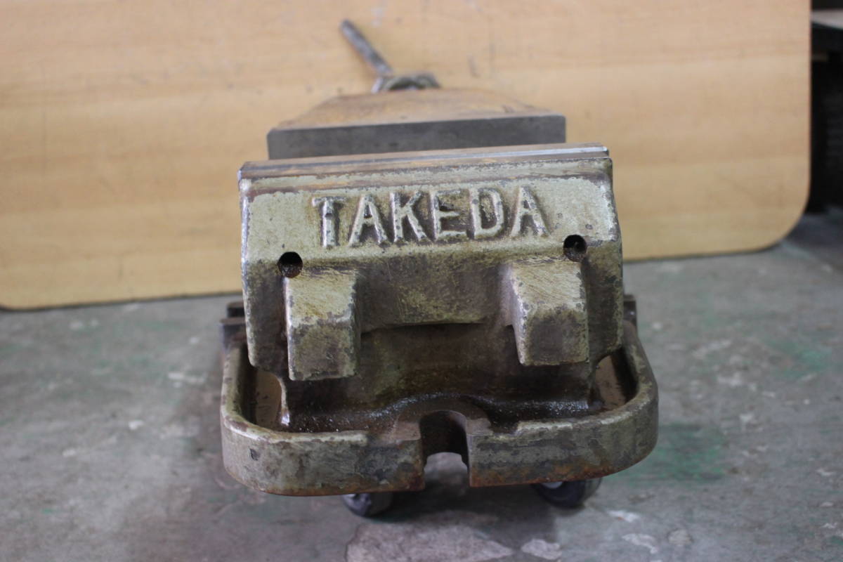 ☆ ま-18 タケダ マシン バイス 中古 TAKEDA ハンドルなし ☆ ま-18 タケダ マシン バイス 中古 TAKEDA ハンドルなし