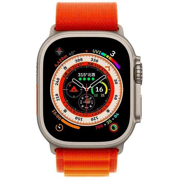 【新品】 Apple Watch Ultra Cellular eSIM GPS SIMフリー 49mm バンドセット MQFL3J/A A2684 スマートウォッチ 100m防水 最大60時間駆動_49mmで最大60時間の大容量バッテリー内蔵