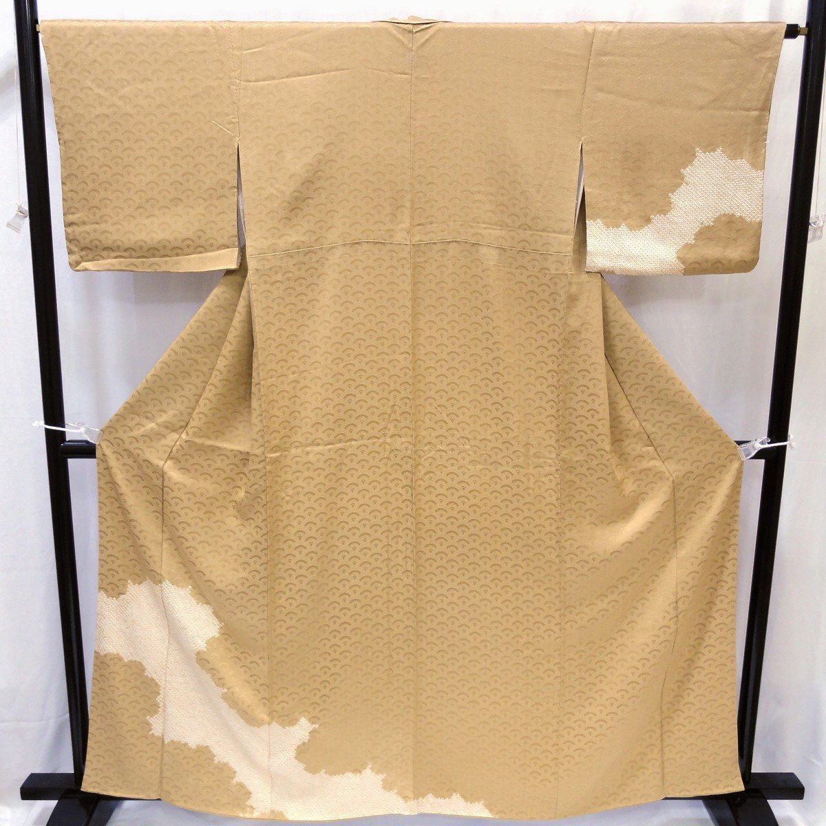 着物・付け下げ・青海波・絞り・一つ紋・正絹・No.200701-0054・梱包サイズ80