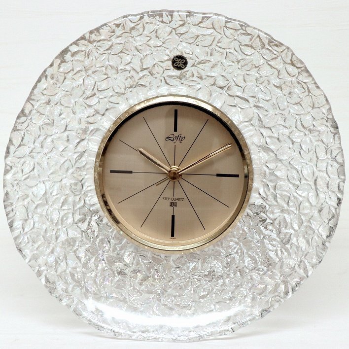 HOYA・Lofty・クリスタル・置時計・No.180819-01・梱包サイズ80