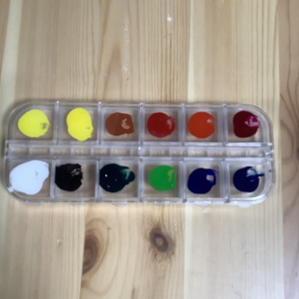 ma.. paints * Match be. Schic color * 12 color little amount in the case trial set safe environment . kind paints watercolor paint Match paints 