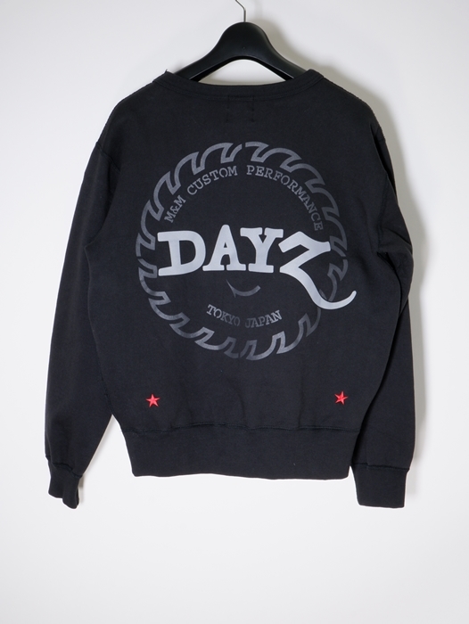 M&Mエムアンドエム DAYZ x M&M TIPPED SAW SWEAT SHIRTSクルーネックスウェット[MTSA63108]_画像1