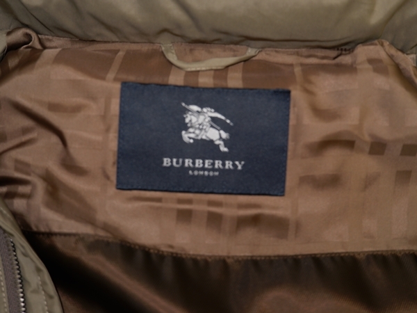 BURBERRY LONDONバーバリーロンドン ブルーフロストファー付きダウンコート ジャケット[MCTA62717]_画像6