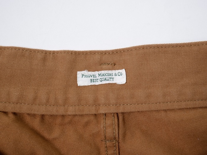 PHIGVEL MAKERS & Co.フィグベル 2022SS BELTED 2TUCK TROUSERSベルテッド2タック トラウザーズ パンツ[MPTA71210]_画像4