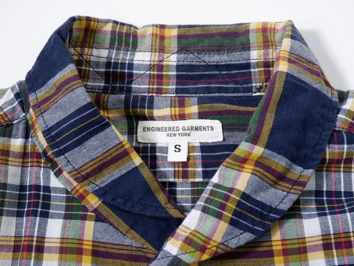 ENGINEERED GARMENTS エンジニアードガーメンツ Lafayette Shirt - Madras Plaid マドラスチェック半袖シャツ[MSHA71751]_画像3