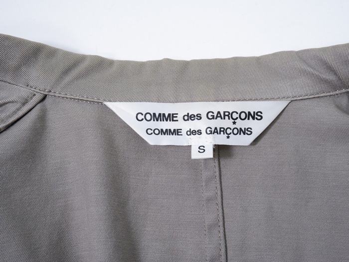 コムコムCOMME des GARCONSコムデギャルソン 製品洗い加工 ロングダブルジャケットコート[LCTA71746]_画像4