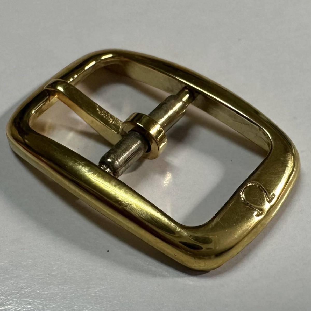 オメガ 10mm幅用 尾錠 OMEGA レディース用 ゴールド　金色　ハシゴ　buckle 89-1_画像2