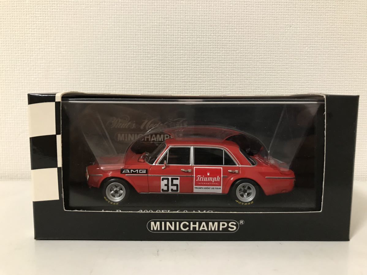 ミニチャンプス 1/43 メルセデスベンツ 300SEL 6.8 Sudwestpokal 1971 H.Kelleners MERCEDES BENZ MINICHAMPS AMG #35_画像1