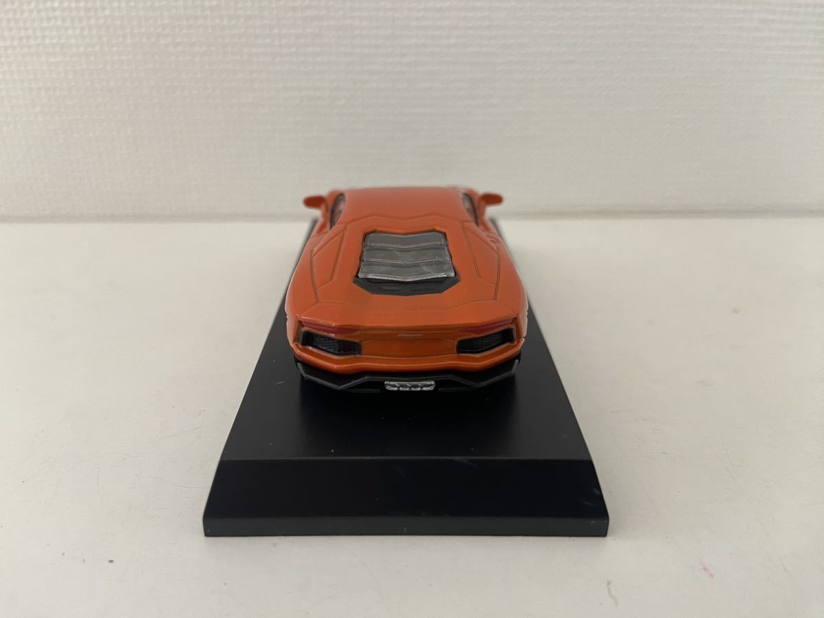 京商 1/64 ランボルギーニ アヴェンタドール LP700-4 オレンジ KYOSHO Lamborghini AVENTADORの画像5