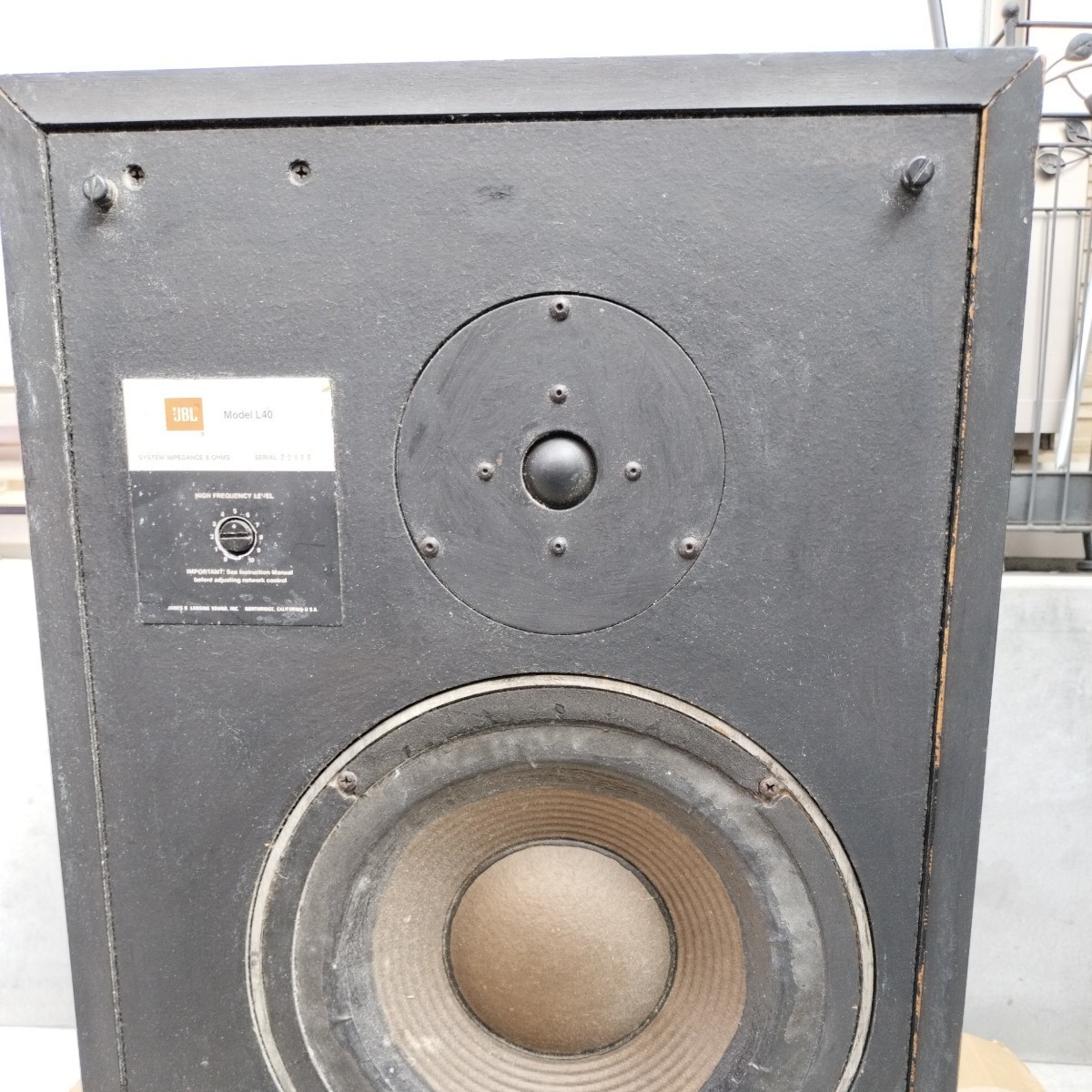 ジャンク　JBL　スピーカー　model　L40_画像3